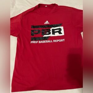 Adidas prep baseball report tee